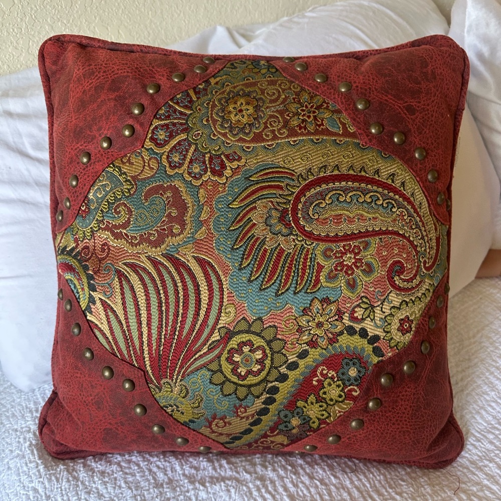 San Angelo Fringe Pillow by HiEnd Accents